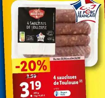 4 saucisses de Toulouse (2)