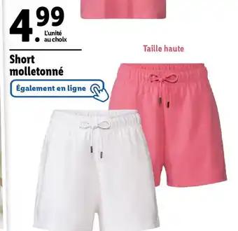 Short molletonné