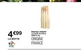 Asperge violette