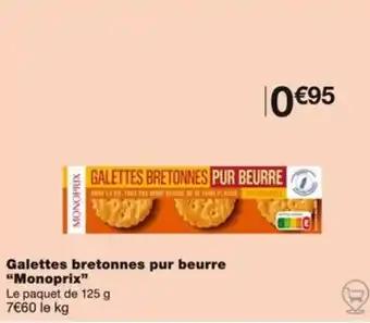 Galettes bretonnes pur beurre "Monoprix"