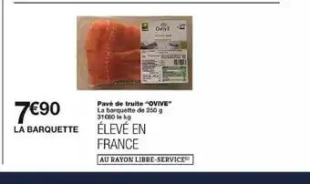 Pavé de truite "OVIVE"