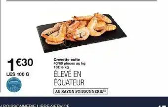 Crevette cuite