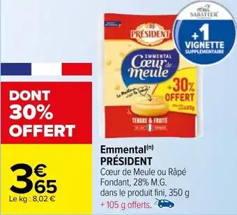 Emmental(n) PRÉSIDENT