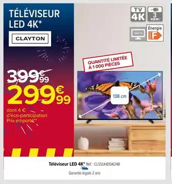 Téléviseur LED 4K*