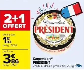 Camembert (P) PRÉSIDENT