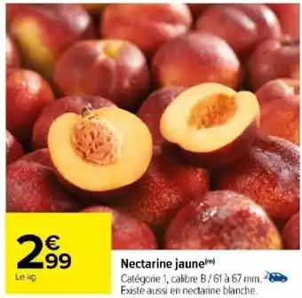 Nectarine jaune