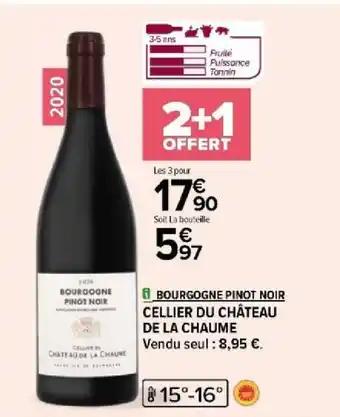 BOURGOGNE PINOT NOIR CELLIER DU CHÂTEAU