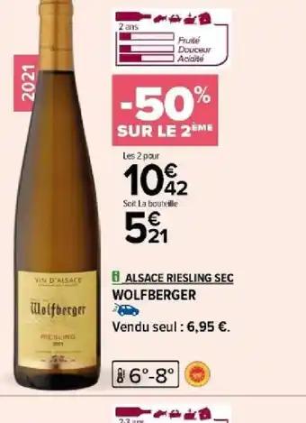 ALSACE RIESLING SEC WOLFBERGER