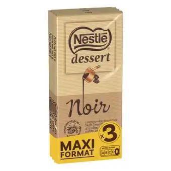 NESTLÉ DESSERT Tablettes de chocolat Noir Maxi Format