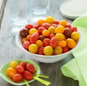 Tomate cerise mélangée