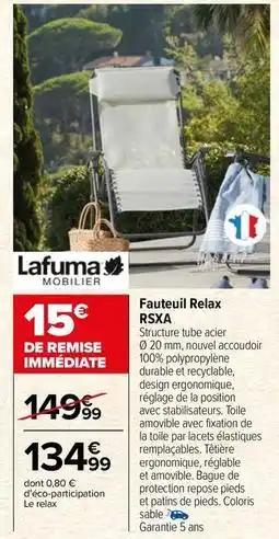Lafuma - fauteuil relax rsxa