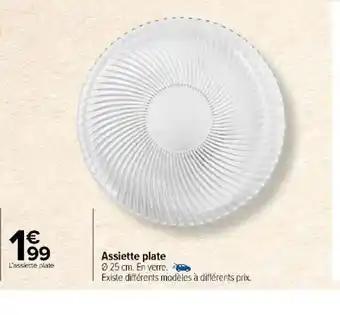 Assiette plate