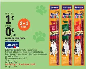 FRIANDISE POUR CHIEN <<BEEF STICK>>