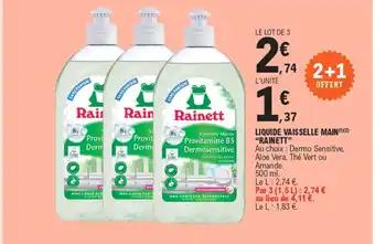 LIQUIDE VAISSELLE MAIN(1)(2) "RAINETT"