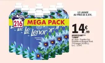 ADOUCISSANT (1)(2) "LENOR"