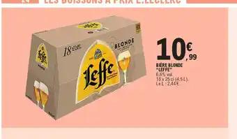 BIÈRE BLONDE "LEFFE"