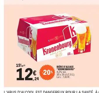 BIÈRE D'ALSACE "KRONENBOURG"