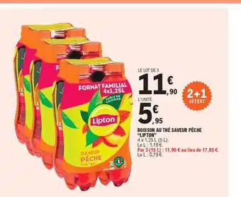 BOISSON AU THÉ SAVEUR PÊCHE "LIPTON"