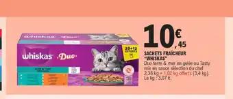 SACHETS FRAÎCHEUR "WHISKAS"