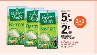 RIZ BASMATI "VIVIEN PAILLE" 1 kg.