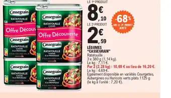 LÉGUMES "CASSE GRAIN" Ratatouille