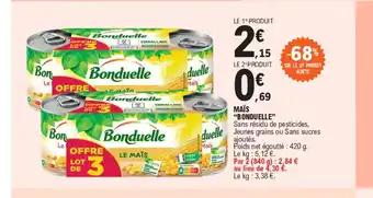 Mais "BONDUELLE"