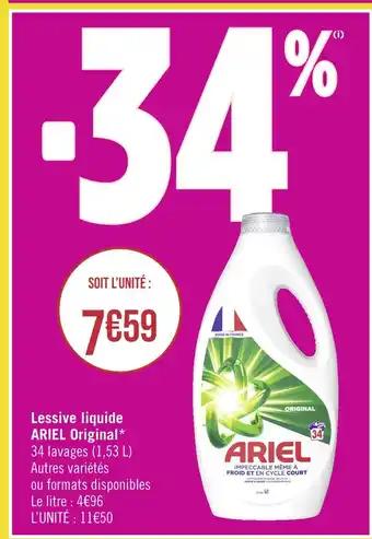 ARIEL Lessive liquide Original