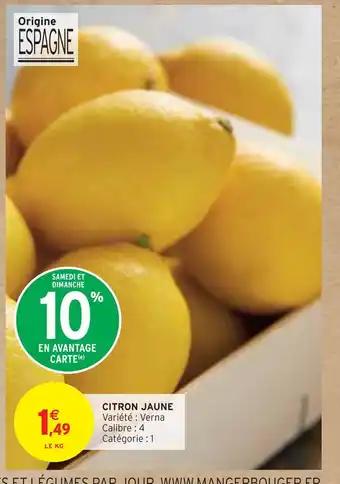 CITRON JAUNE