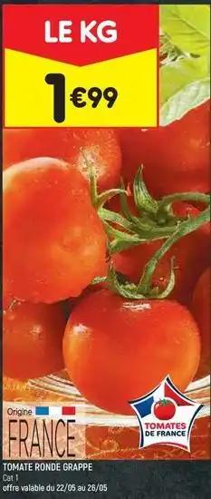 Tomate ronde grappe