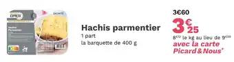 Picard Hachis parmentier