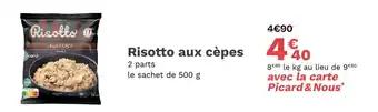 Picard Risotto aux cèpes