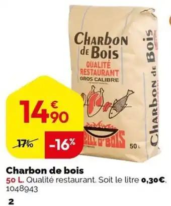 Charbon de bois 50L