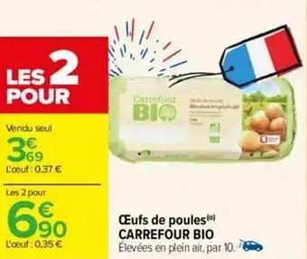 Œufs de poules (0) CARREFOUR BIO