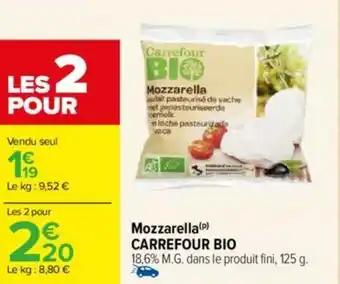 Mozzarella (P) CARREFOUR BIO