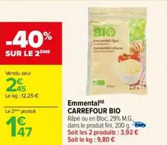 Emmental(4) CARREFOUR BIO