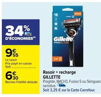 Rasoir + recharge GILLETTE