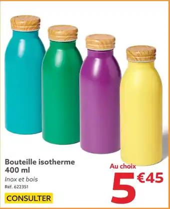 Bouteille isotherme 400 ml