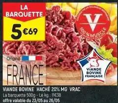 Promotion Exclusives de Viande bovine hachée : Découvrez l'Offre incontournable