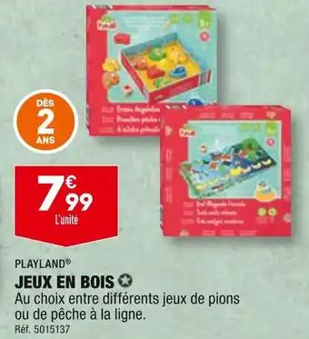 PLAYLAND JEUX EN BOIS