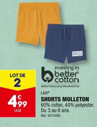 L&D SHORTS MOLLETON