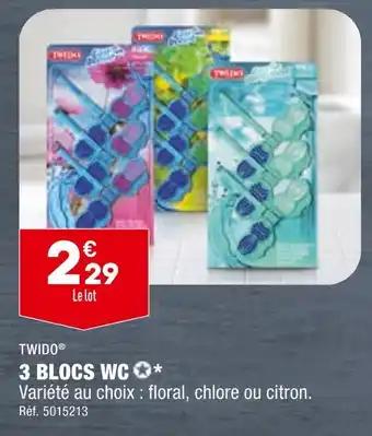 TWIDO 3 BLOCS WC