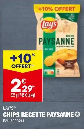 LAY'S CHIPS RECETTE PAYSANNE