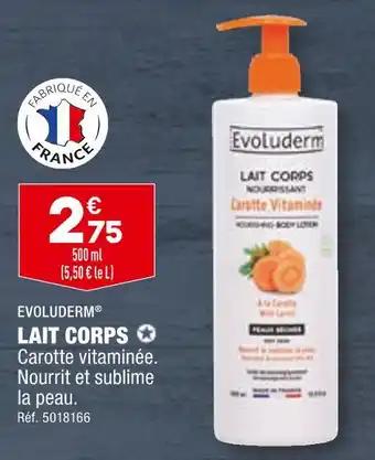EVOLUDERM LAIT CORPS