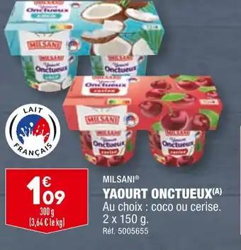 MILSANI YAOURT ONCTUEUX