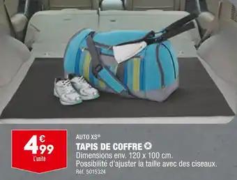 AUTO XS TAPIS DE COFFRE