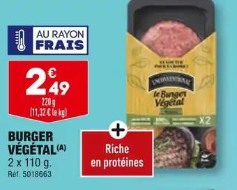 BURGER VÉGÉTAL