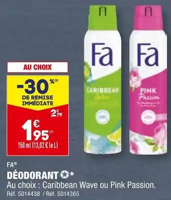 FA DÉODORANT