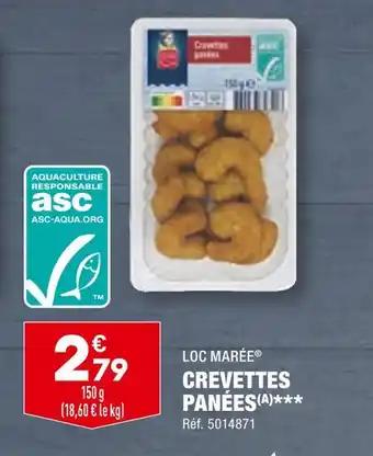 LOC MARÉE CREVETTES PANÉES