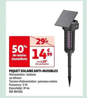 PIQUET SOLAIRE ANTI-NUISIBLES