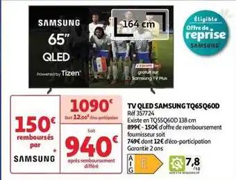 Samsung - tv qled tq65q6od